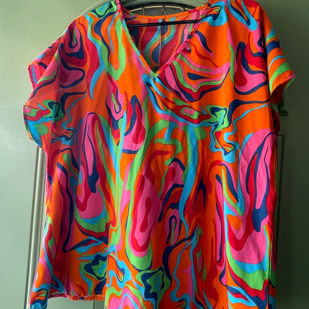 Vibrant Multicolor Women's Pant Set